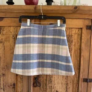 Loveshackfancy Plaid Mini Skirt